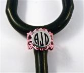 Pink Lace ID ring cuff